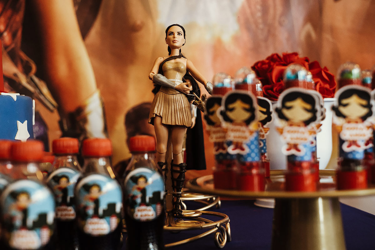 Festa Infantil Mulher Maravilha no Planeta Kids Altos de Santana por Anderson Crepaldi