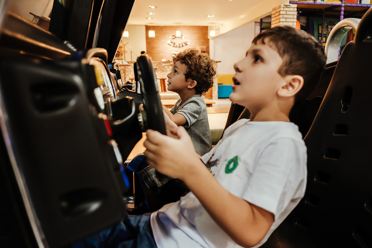 Fotografia de Aniversário Infantil  Buffet Dix Club tema Mario Bros