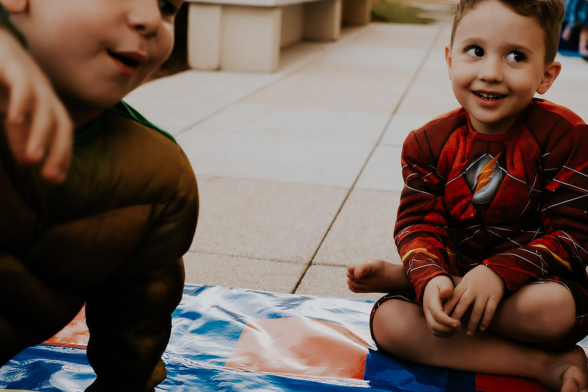 Festa Infantil Tema Super Heróis realizado por Anderson Crepaldi 