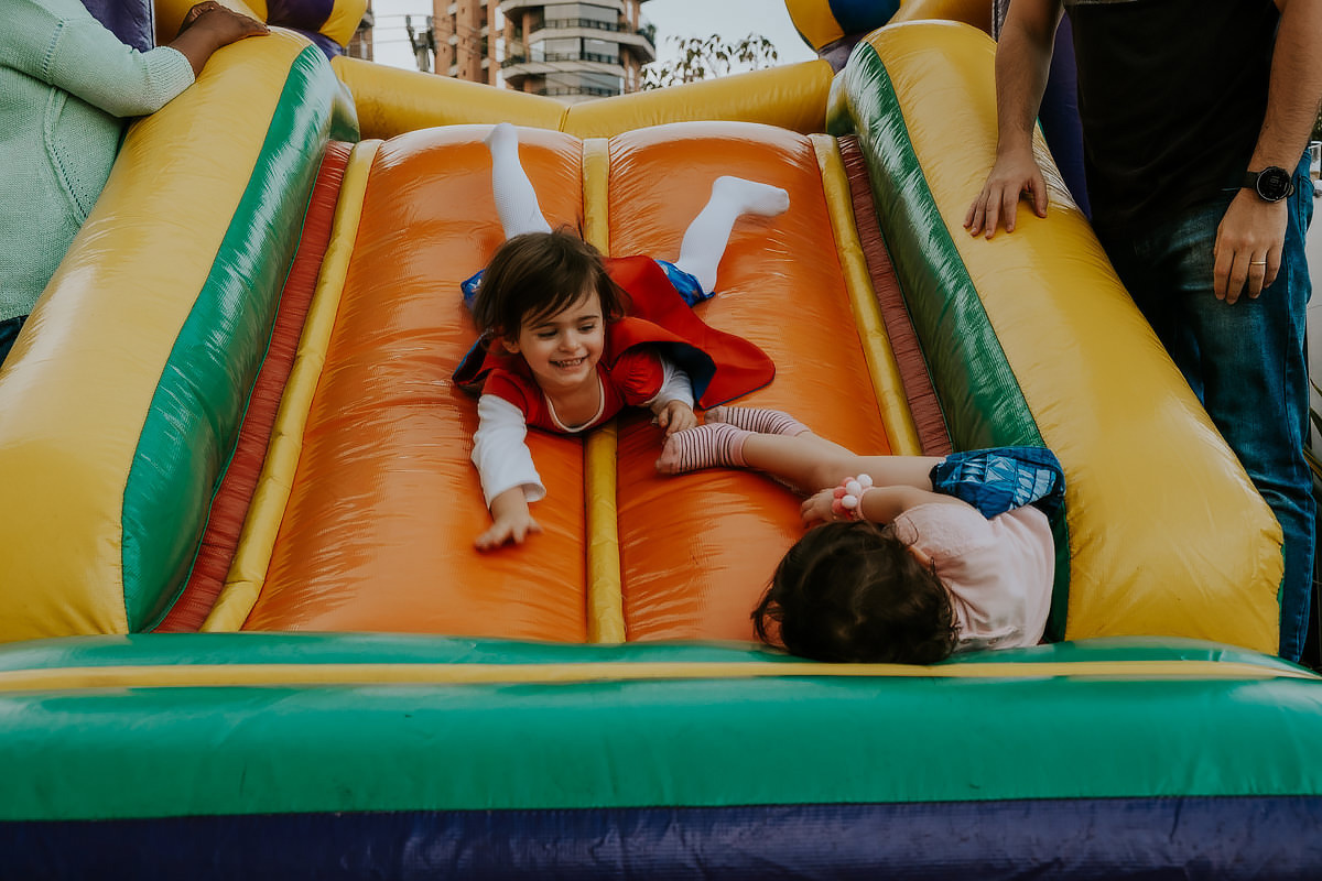 Festa Infantil Tema Super Heróis realizado por Anderson Crepaldi 