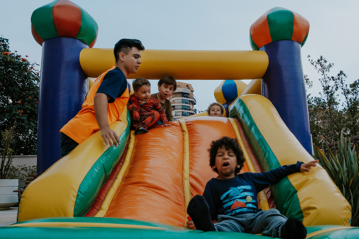 Festa Infantil Tema Super Heróis realizado por Anderson Crepaldi 