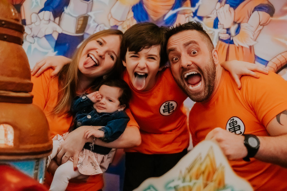 Festa Infantil no Buffet Planeta Kids tema Dragon Ball z, realizado por Anderson Crepaldi