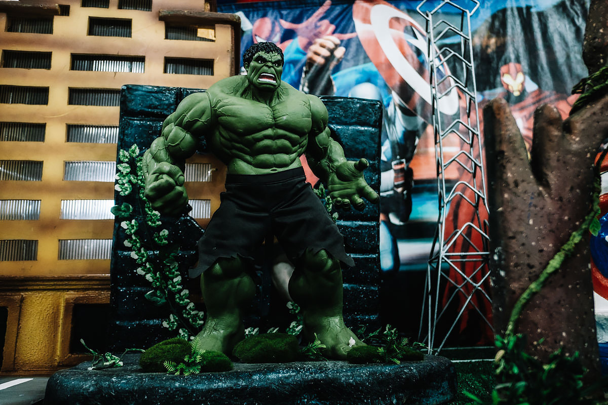 Festa Infantil tema Super Heróis, no Buffet Brincar e Sonhar na Moóca, realizado por Anderson Crepaldi