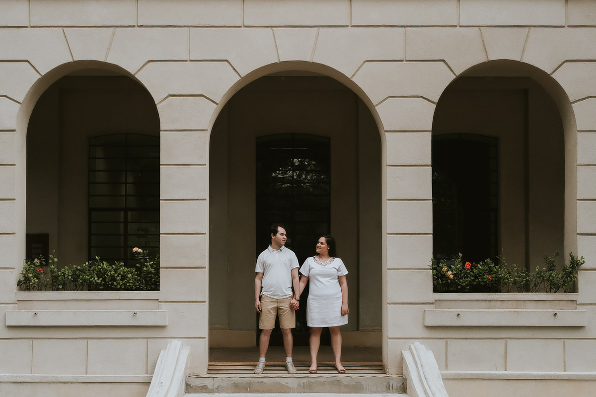 Ensaio Fotográfico no Museu da Imigração de Thais e Fernando, realizado por Anderson Crepaldi, Fotógrafo de Casamento SP