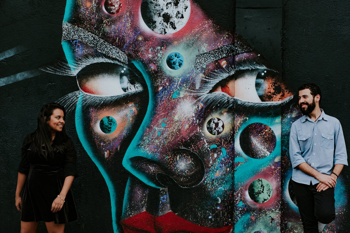 Ensaio Fotográfico Pré-Casamento no Beco do Batman, de Rafaela e Anderson realizado por Anderson Crepaldi Fotógrafo de Casamento SP