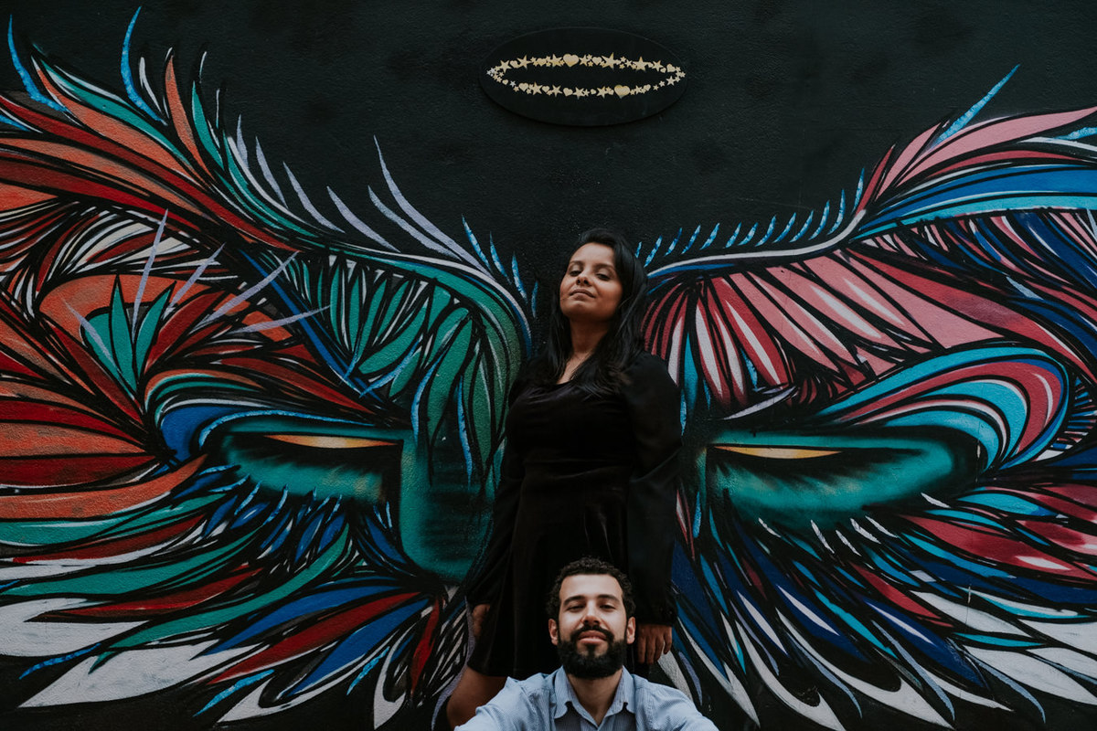 Ensaio Fotográfico Pré-Casamento no Beco do Batman, de Rafaela e Anderson realizado por Anderson Crepaldi Fotógrafo de Casamento SP