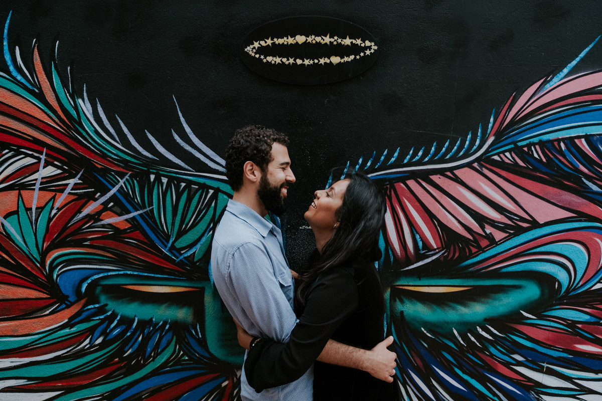 Ensaio Fotográfico Pré-Casamento no Beco do Batman, de Rafaela e Anderson realizado por Anderson Crepaldi Fotógrafo de Casamento SP