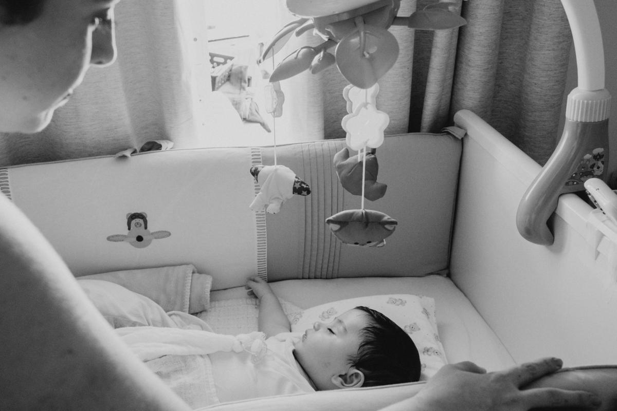 Acompanhamento fotográfico infantil de seis meses feito por Anderson Crepaldi Fotografia