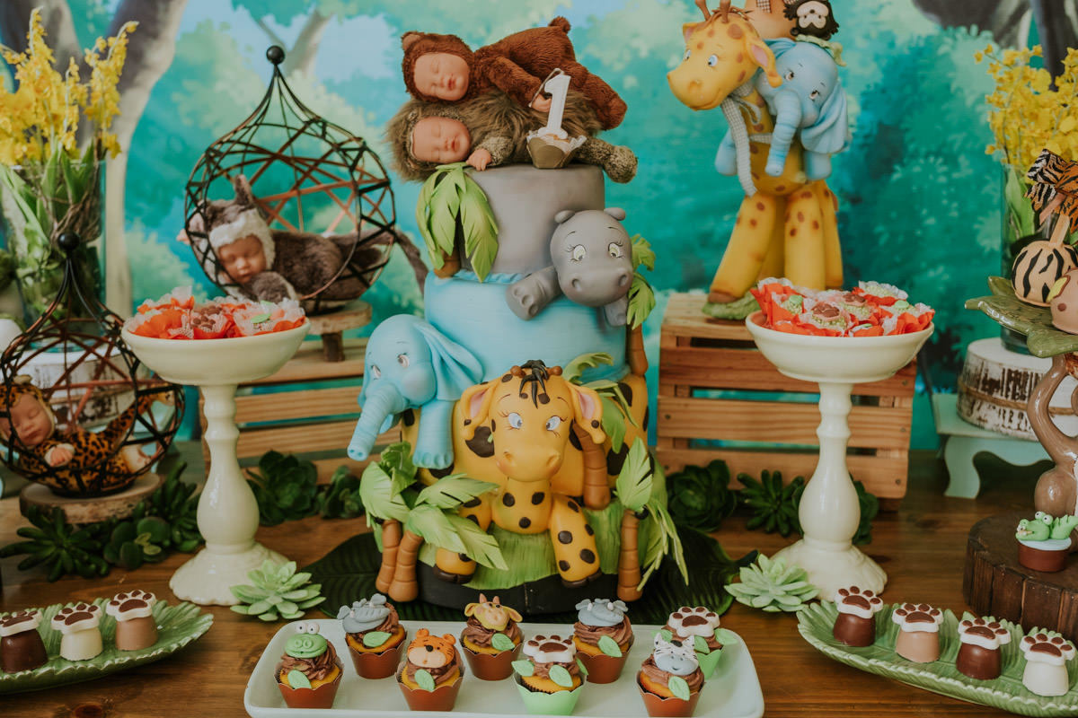 Festa de aniversário infantil com tema safari em casa, em São Paulo, do João Tadeu por Anderson Crepaldi Fotografia