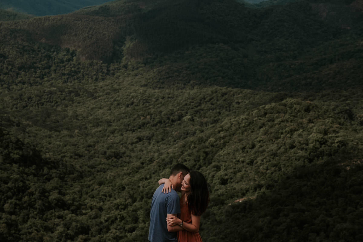 Sessão fotográfica Beatriz e Rafael em Monte Verde - MG