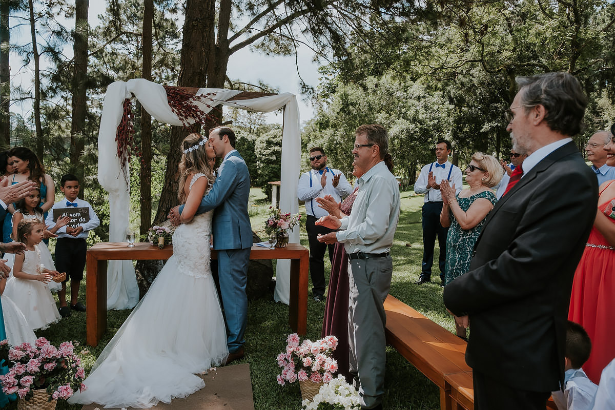 Casamento rústico Beatriz e André no Espaço Vila Lara - São Roque