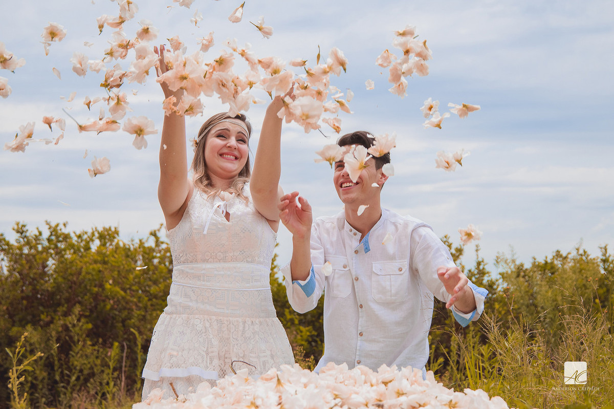 Ensaio Larissa e Florestan em Holambra/SP