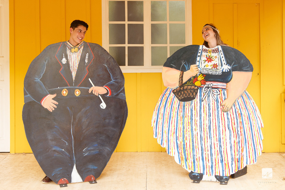 Ensaio Larissa e Florestan em Holambra/SP