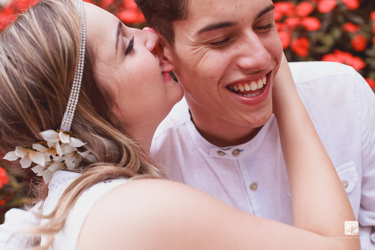 Ensaio Larissa e Florestan em Holambra/SP