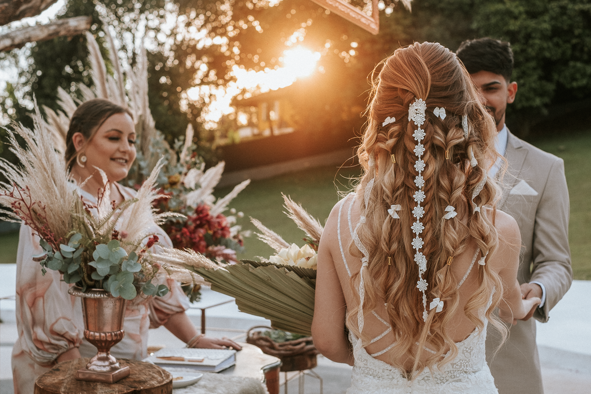 Elopement Wedding estilo Boho Chic feito no Sítio His em Mogi das Cruzes por Anderson Crepaldi Fotografia