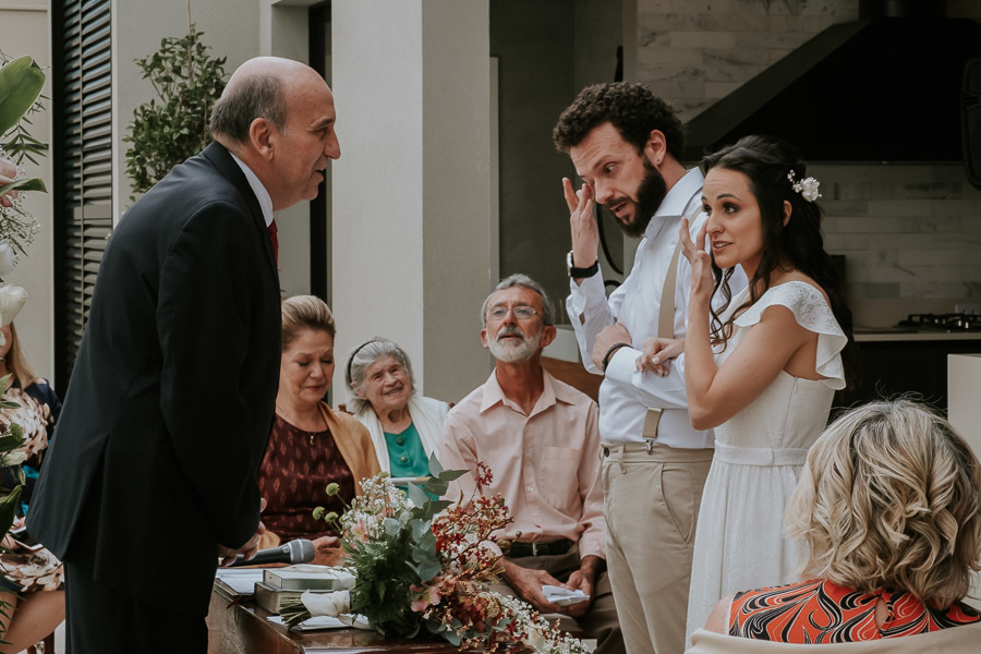 Casamento intimista para a família em casa - Mini Wedding em casa na cidade de Indaiatuba por Anderson Crepaldi Fotografia