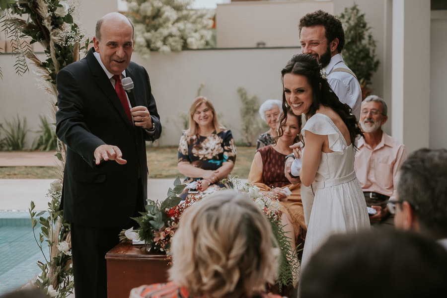 Casamento intimista para a família em casa - Mini Wedding em casa na cidade de Indaiatuba por Anderson Crepaldi Fotografia