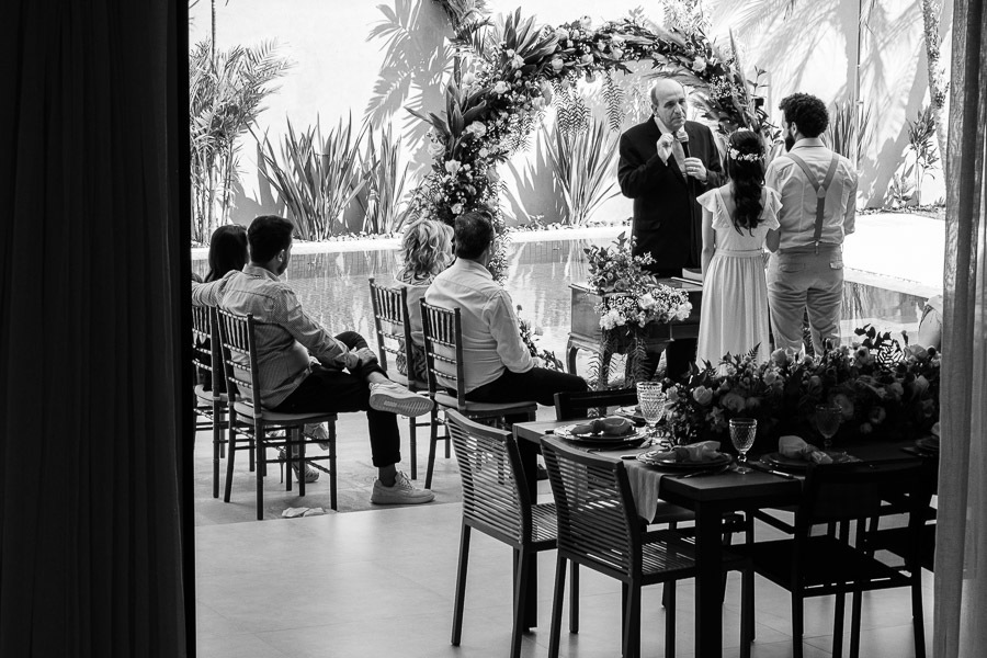 Casamento intimista para a família em casa - Mini Wedding em casa na cidade de Indaiatuba por Anderson Crepaldi Fotografia