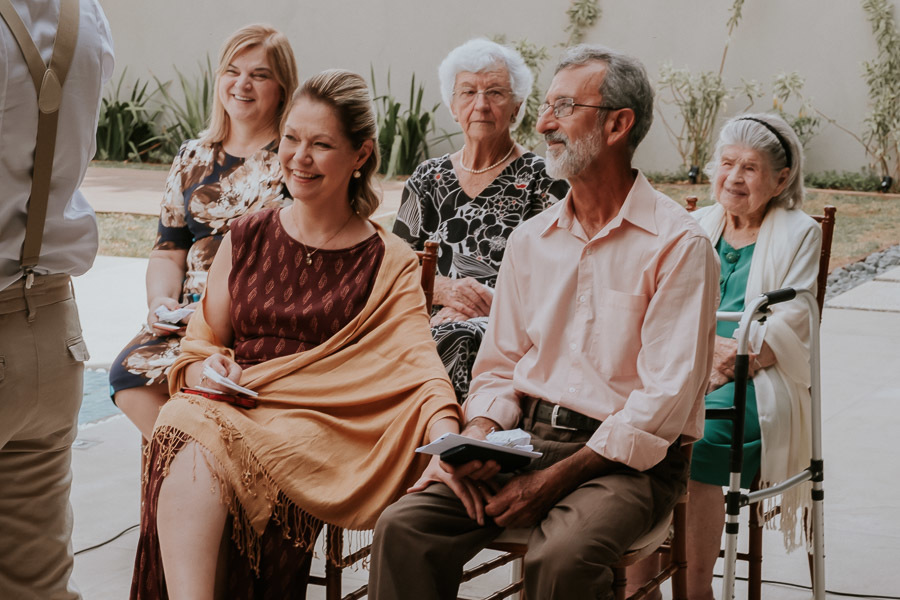 Casamento intimista para a família em casa - Mini Wedding em casa na cidade de Indaiatuba por Anderson Crepaldi Fotografia