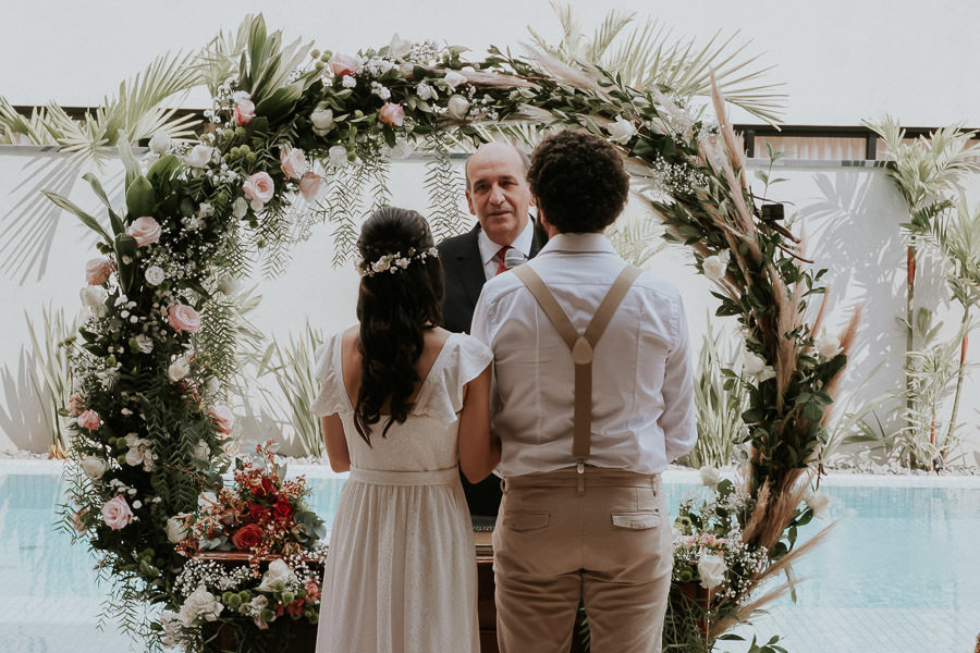 Casamento intimista para a família em casa - Mini Wedding em casa na cidade de Indaiatuba por Anderson Crepaldi Fotografia