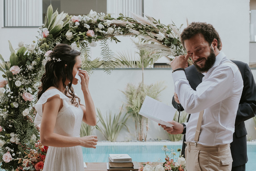 Casamento intimista para a família em casa - Mini Wedding em casa na cidade de Indaiatuba por Anderson Crepaldi Fotografia