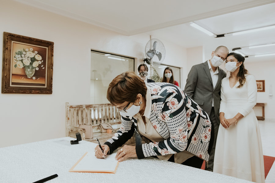 mini wedding no Restaurante Spaghetti Notte, Jardins por Anderson Crepaldi Fotografia