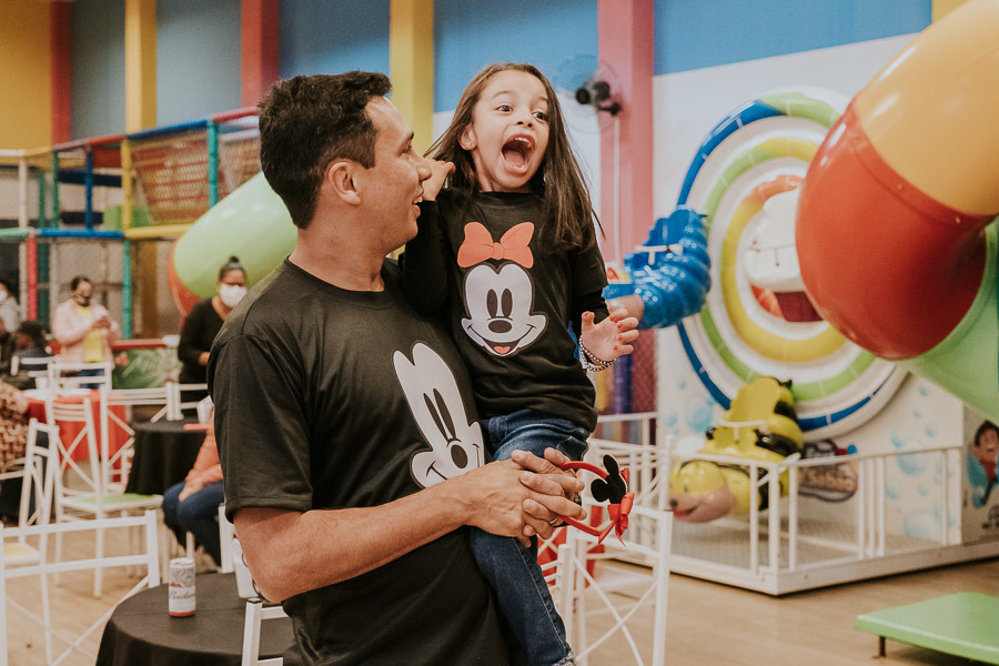 Festa infantil com tema Mickey e Minnie de Valentina no Espaço Fest Bolhas de Sabão em Mogi das Cruzes por Anderson Crepaldi Fotografia