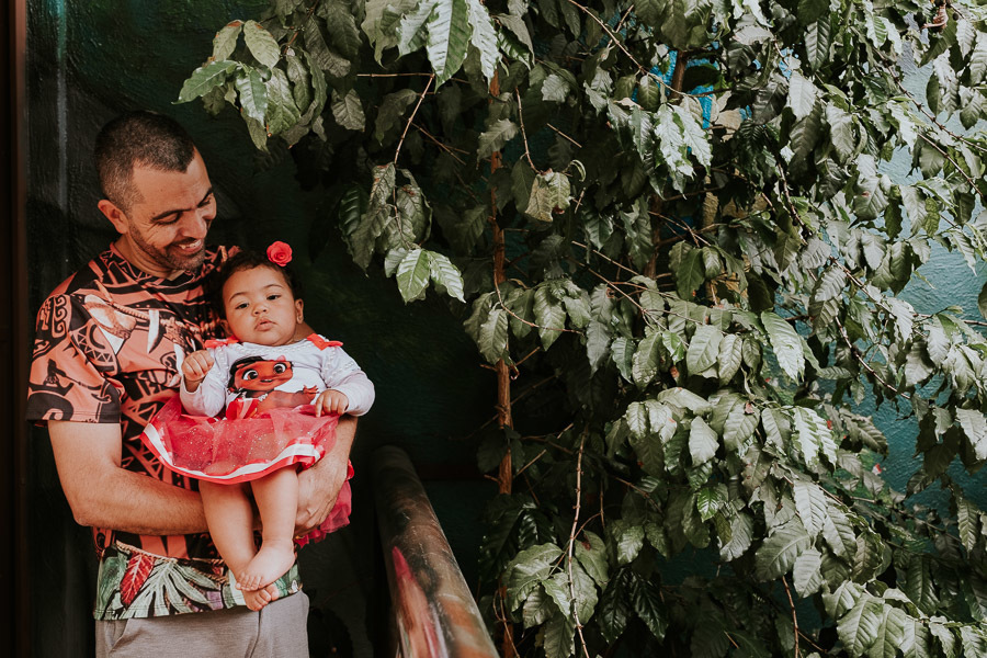 Festa infantil com tema Moana da Clarice no Buffet Casa na Floresta por Anderson Crepaldi Fotografia