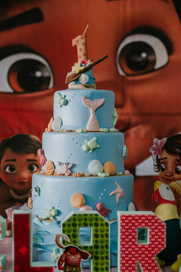 Festa infantil com tema Moana da Clarice no Buffet Casa na Floresta por Anderson Crepaldi Fotografia