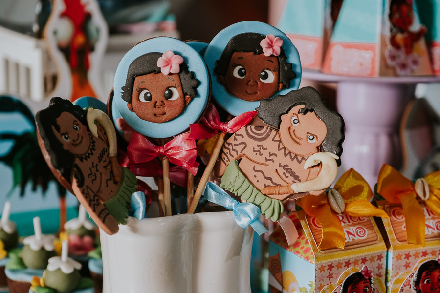 Festa infantil com tema Moana da Clarice no Buffet Casa na Floresta por Anderson Crepaldi Fotografia