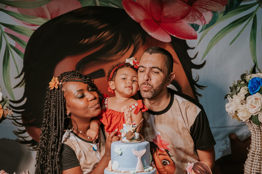 Festa infantil com tema Moana da Clarice no Buffet Casa na Floresta por Anderson Crepaldi Fotografia