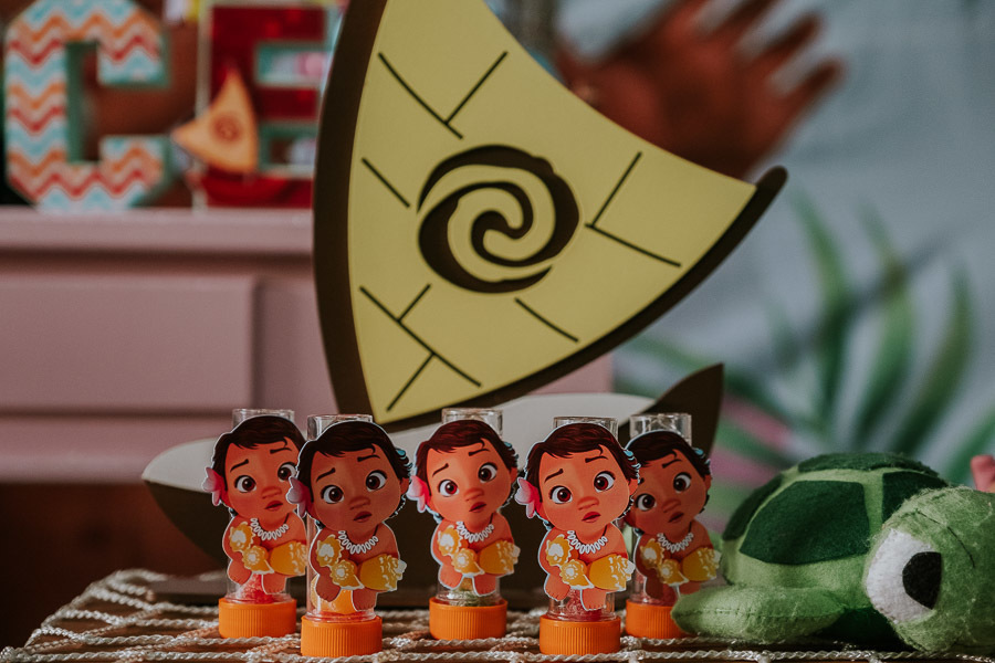 Festa infantil com tema Moana da Clarice no Buffet Casa na Floresta por Anderson Crepaldi Fotografia