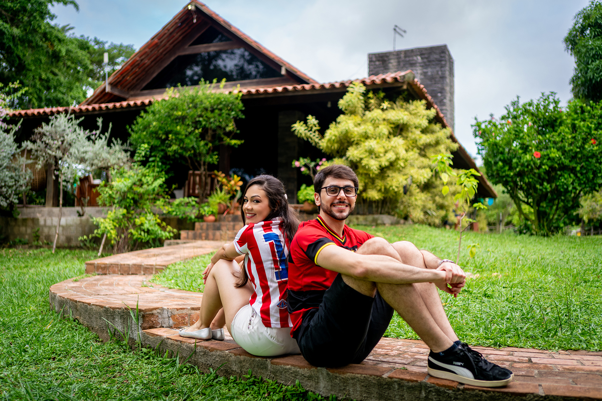Ensaio no Recanto das Sucupiras Bruna e Tiago
