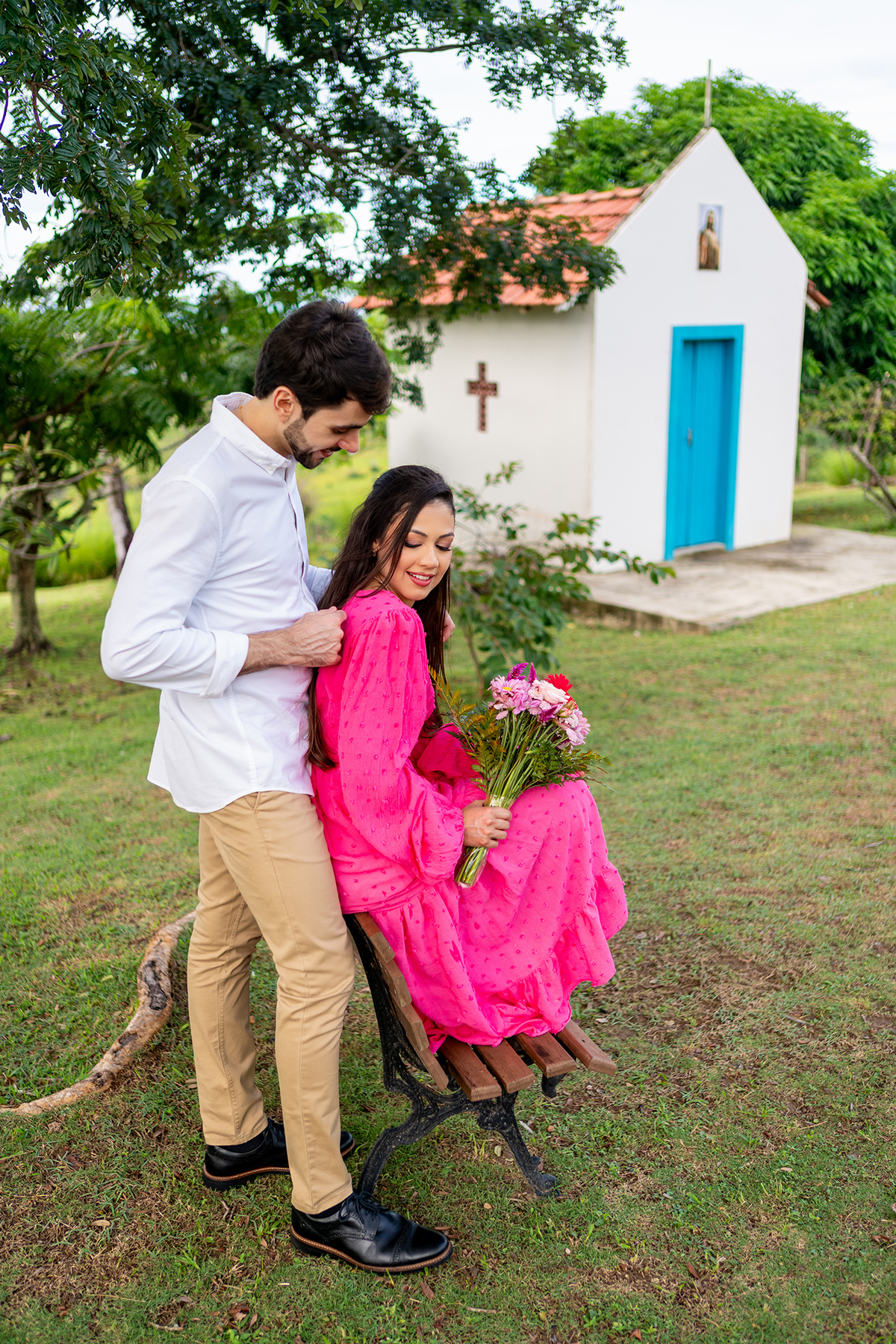 Ensaio no Recanto das Sucupiras Bruna e Tiago