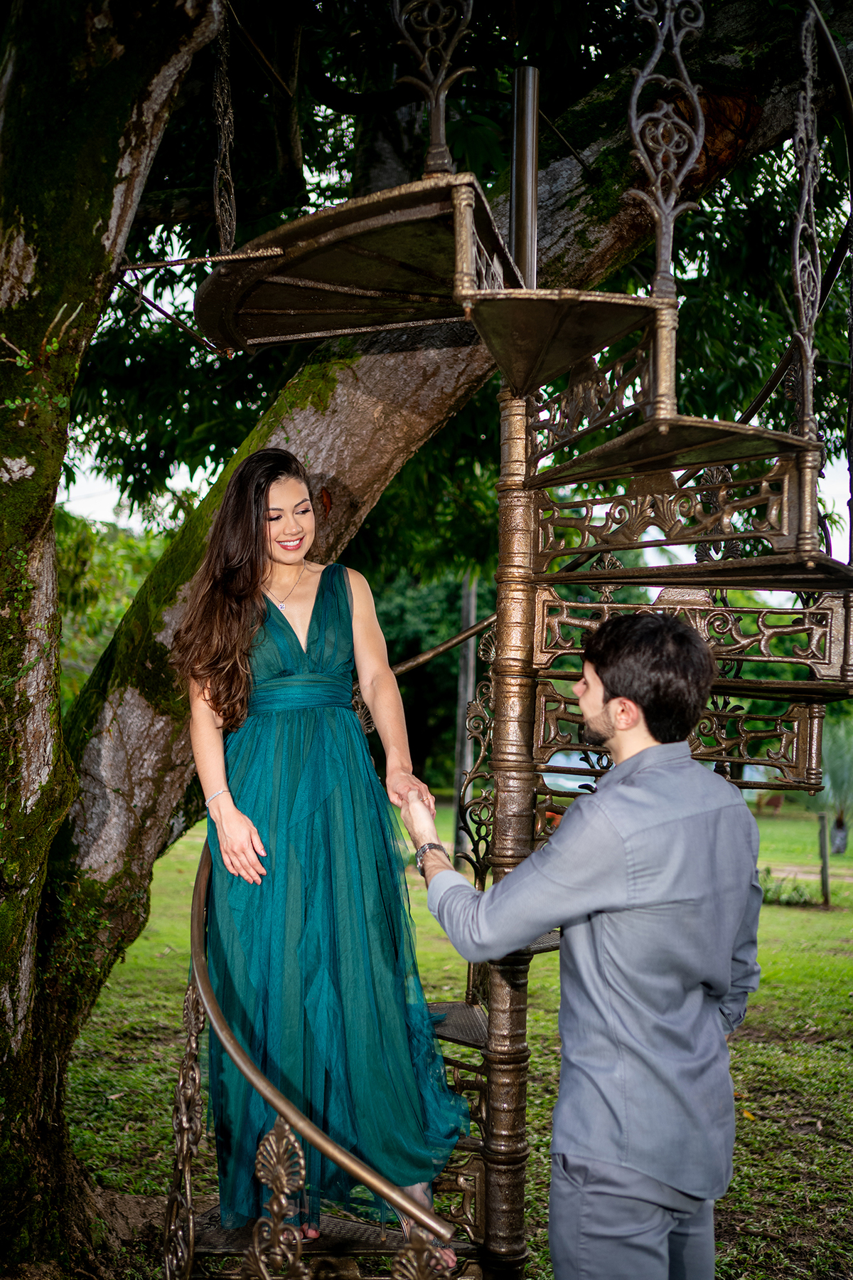 Ensaio no Recanto das Sucupiras Bruna e Tiago