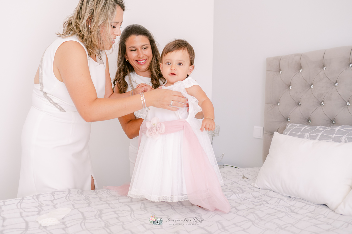 Fotografa de Baptizados, fazemos a reportagem da cerimónia de baptismo e acompanhamos a festa, dando atenção a todos os pormenores tais como cenário, bolo, docinhos e salgados.
Inês Valente Fotografia - Everyone has a Story