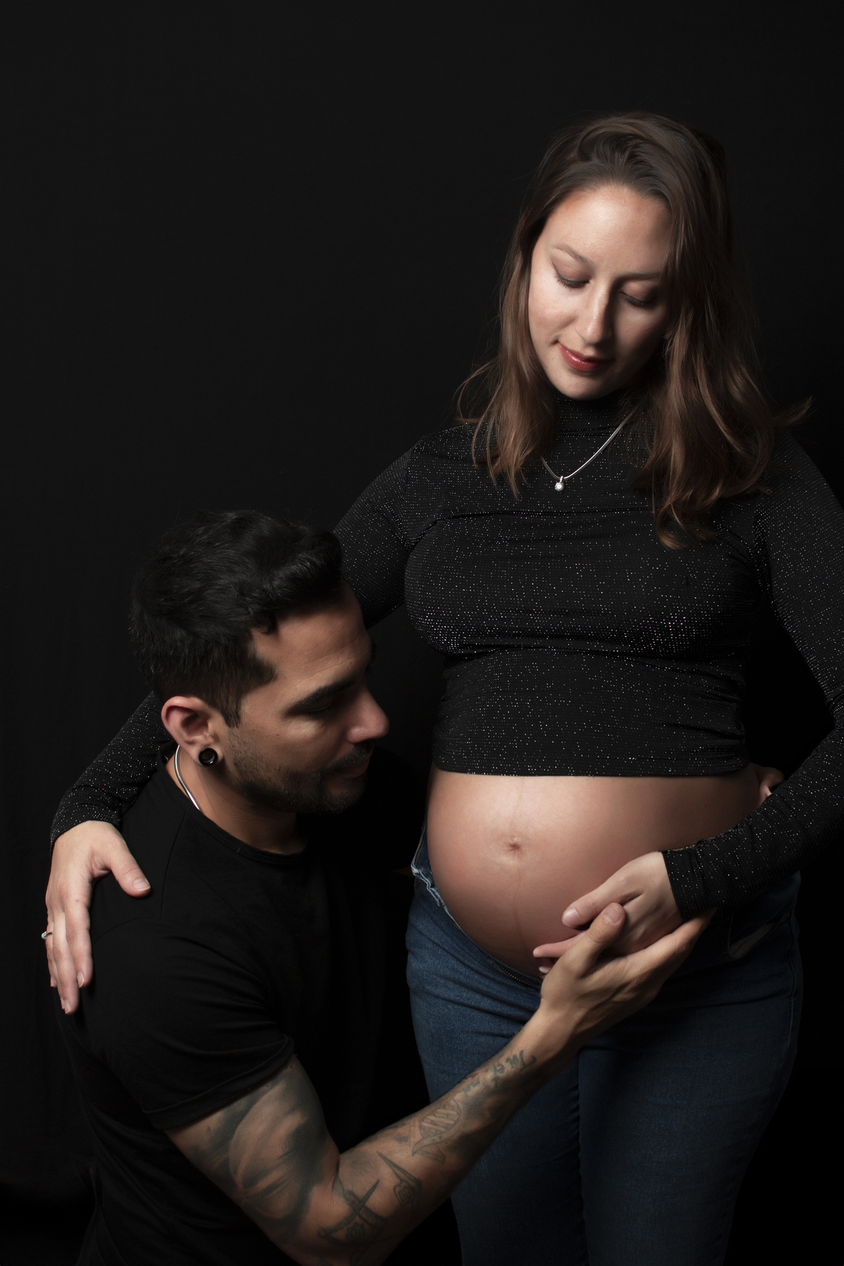 embarazada y su pareja