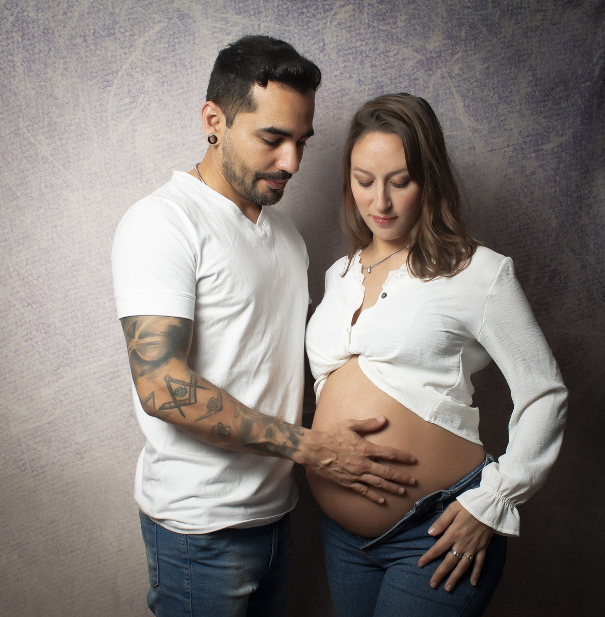 embarazada y su pareja