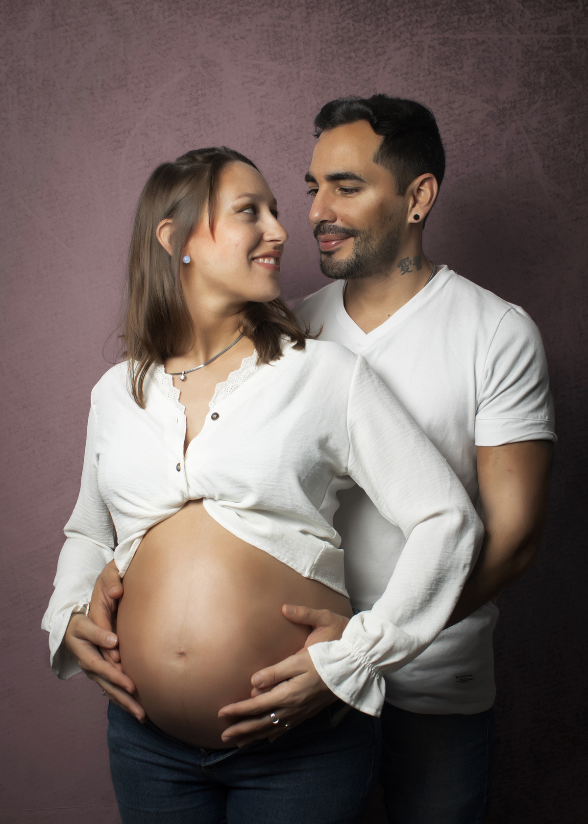 embarazada y su pareja