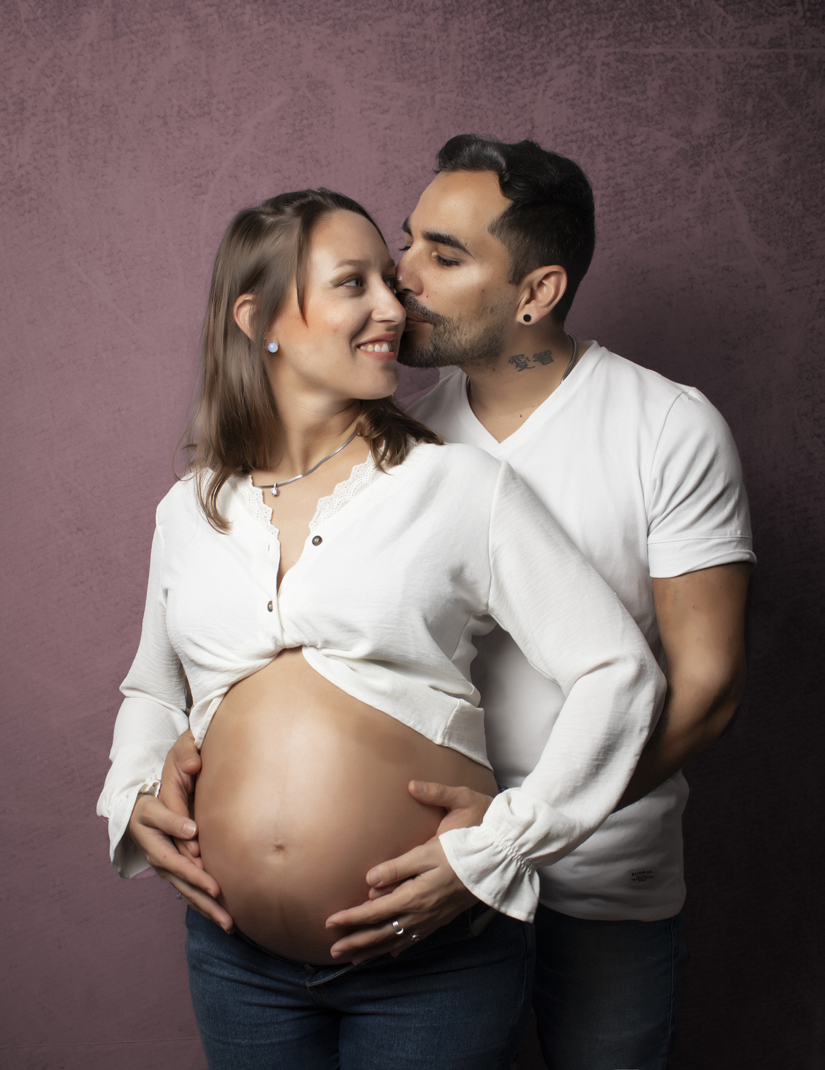 embarazada y su pareja