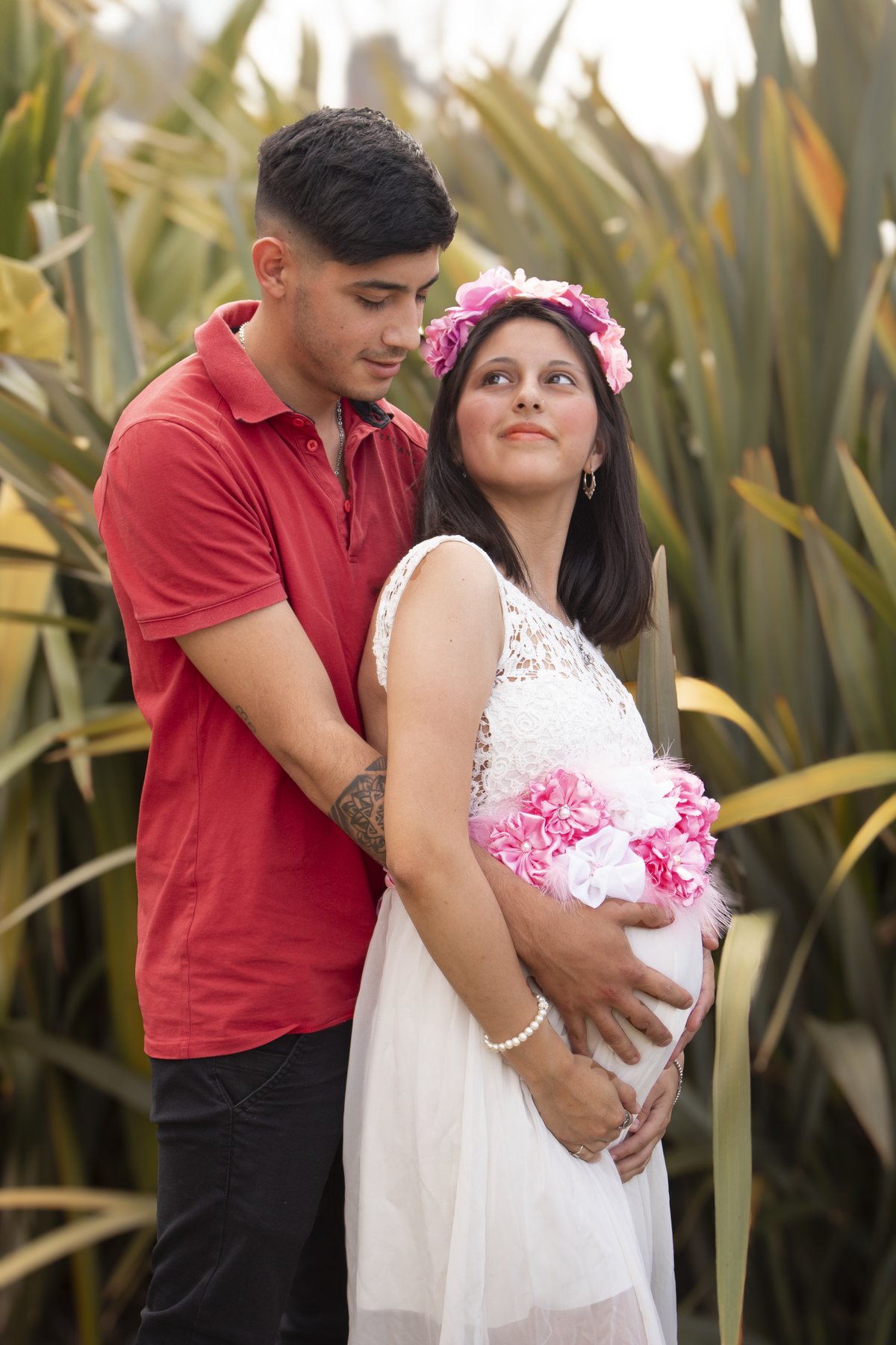 embarazada y su pareja