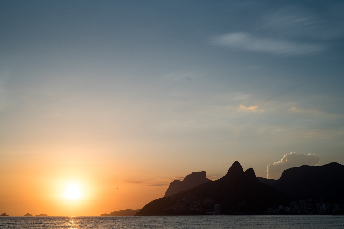 Por do sol do Arpoador