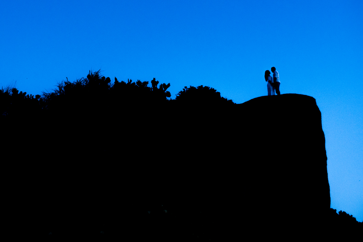 Pedra do Arpoador com casal Carol e Luís