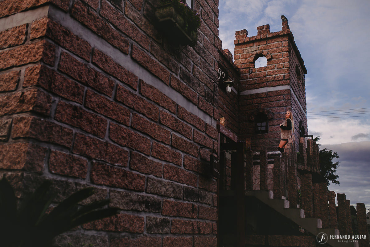 Foto modelo em castelo - Fotógrafo de book