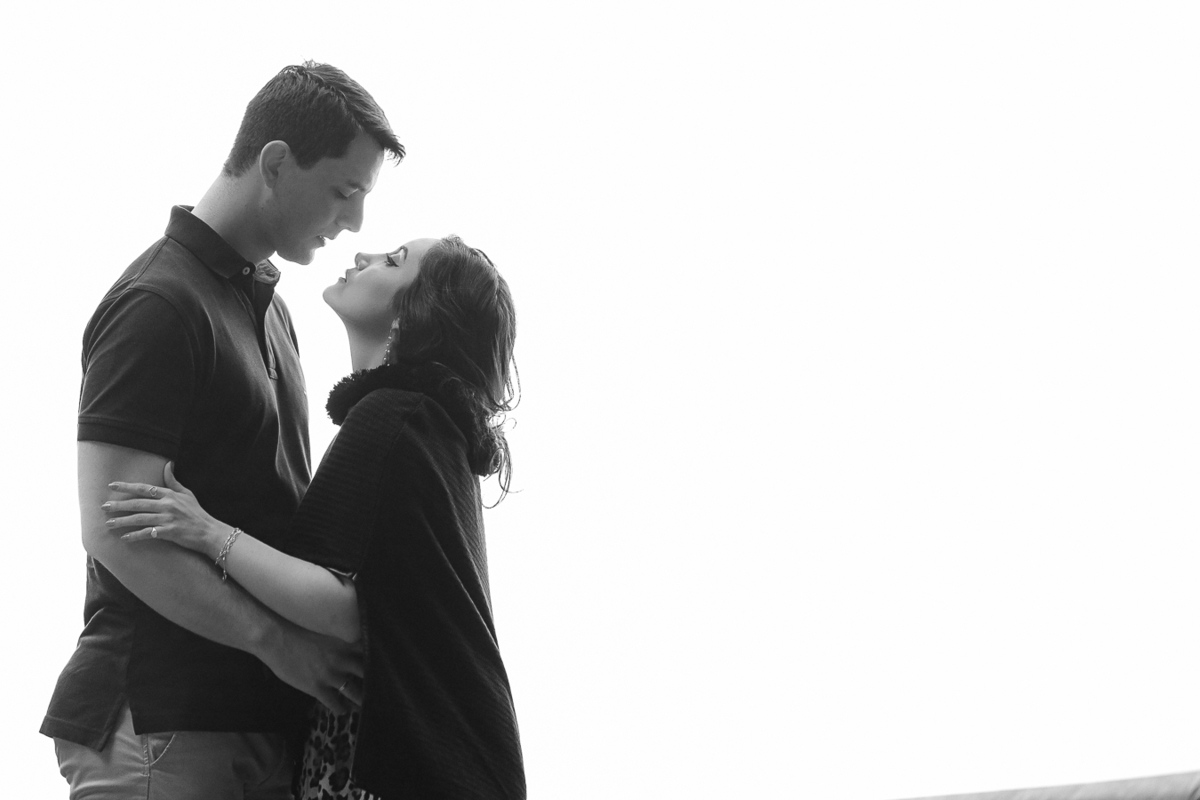 foto do casamento se beijando