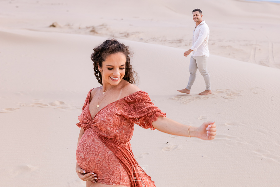 Gestante Erika e júnior