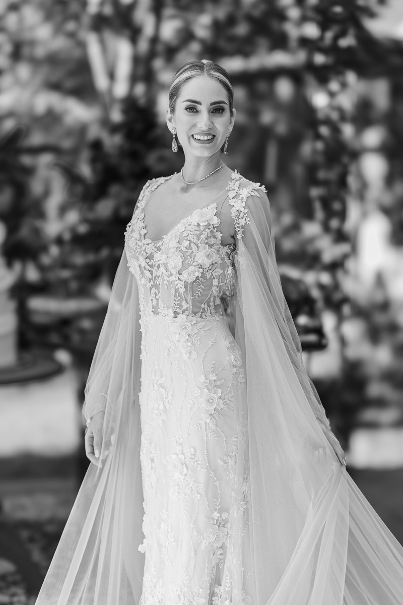 Vestido de noiva, retrato de noiva