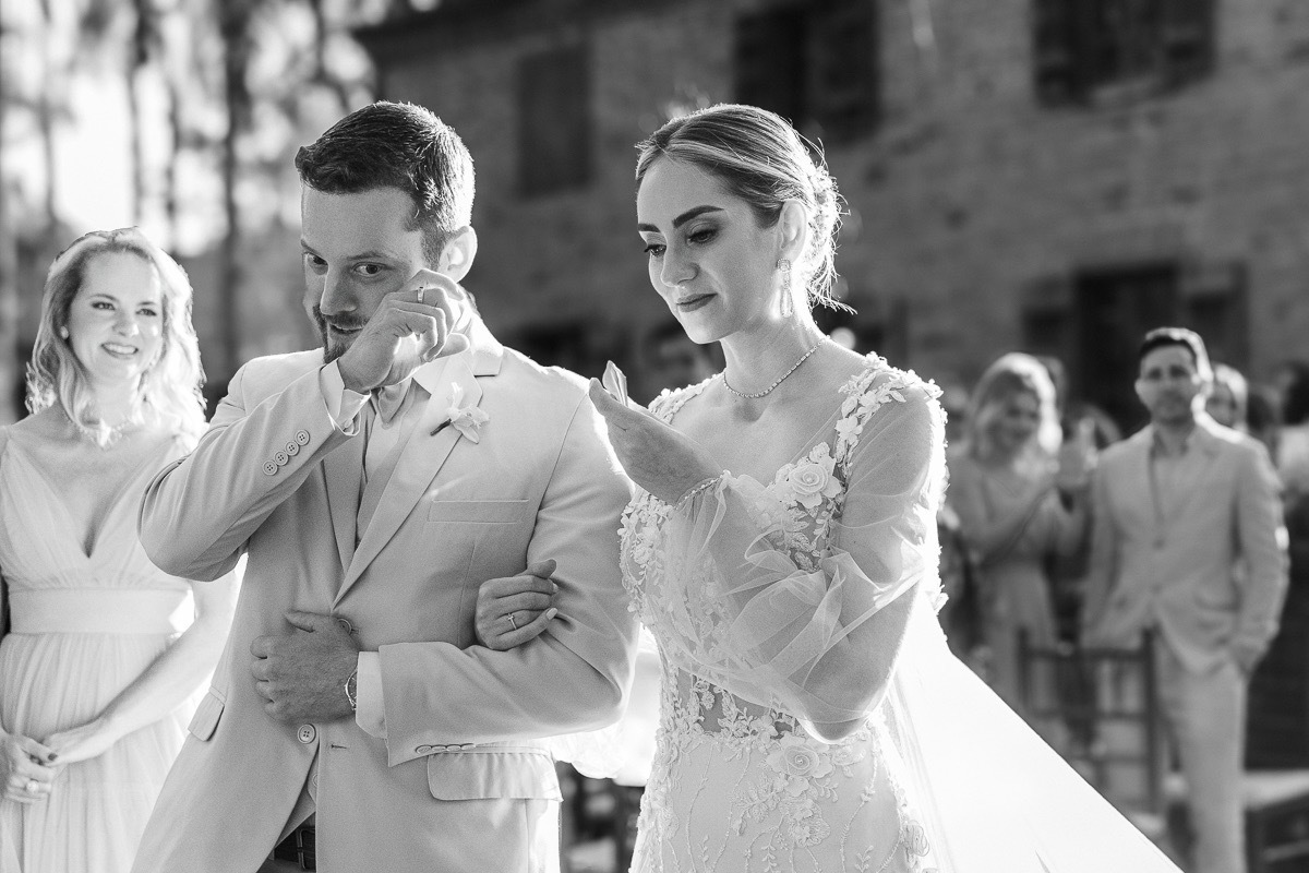 Cerimônia de casamento, noivos no casamento