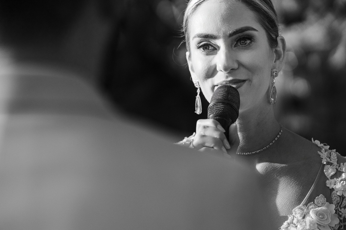 Noiva na cerimônia 