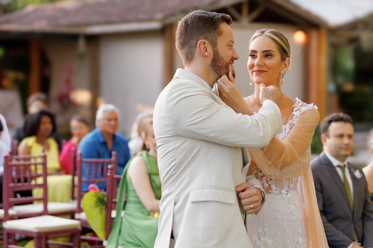 Cerimônia de casamento, noivos no casamento